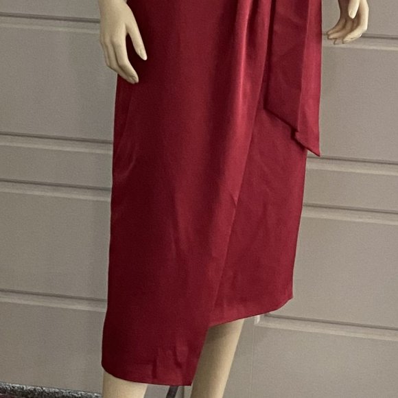 TED BAKER London CHRISEY Wrap Midi Dress-Size 2 (TB) (6US) - Picture 8 of 12